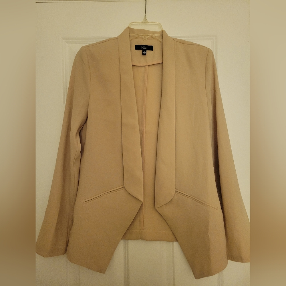 Miss Punctuality Taupr Lulus blazer Small